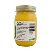 Domestic Grassfed Ghee 16oz - Half Case of 6