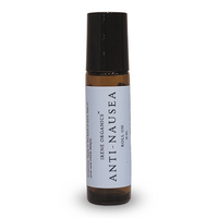 Irene Organics Anti-Nausea aromatherapy roll-on offers natural relief with its essential oil blend.
