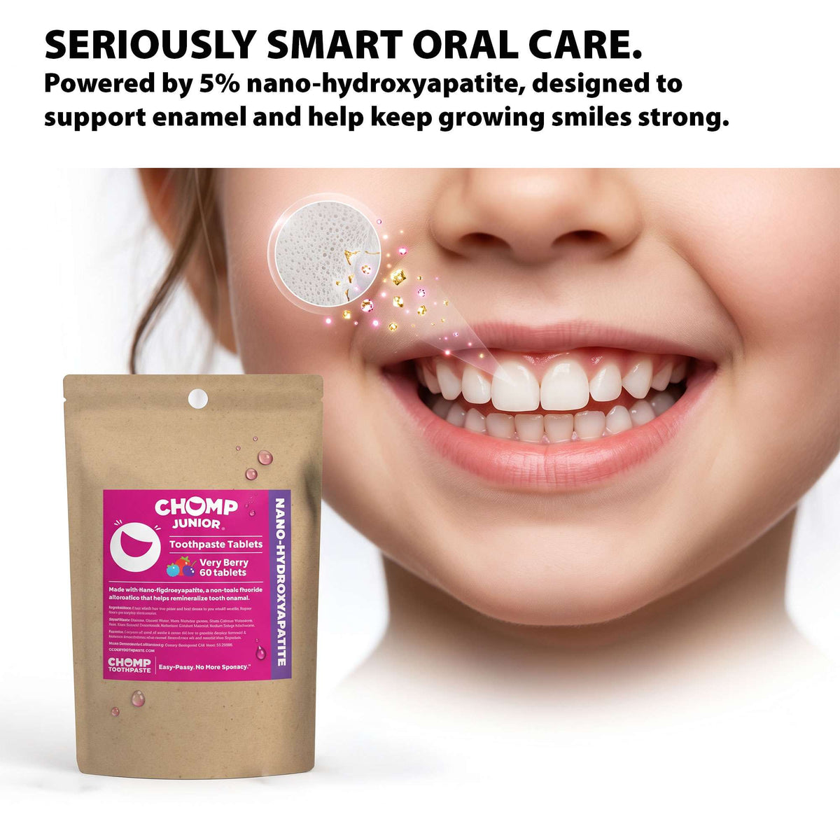 Very Berry Kids NHAP Toothpaste Tablets