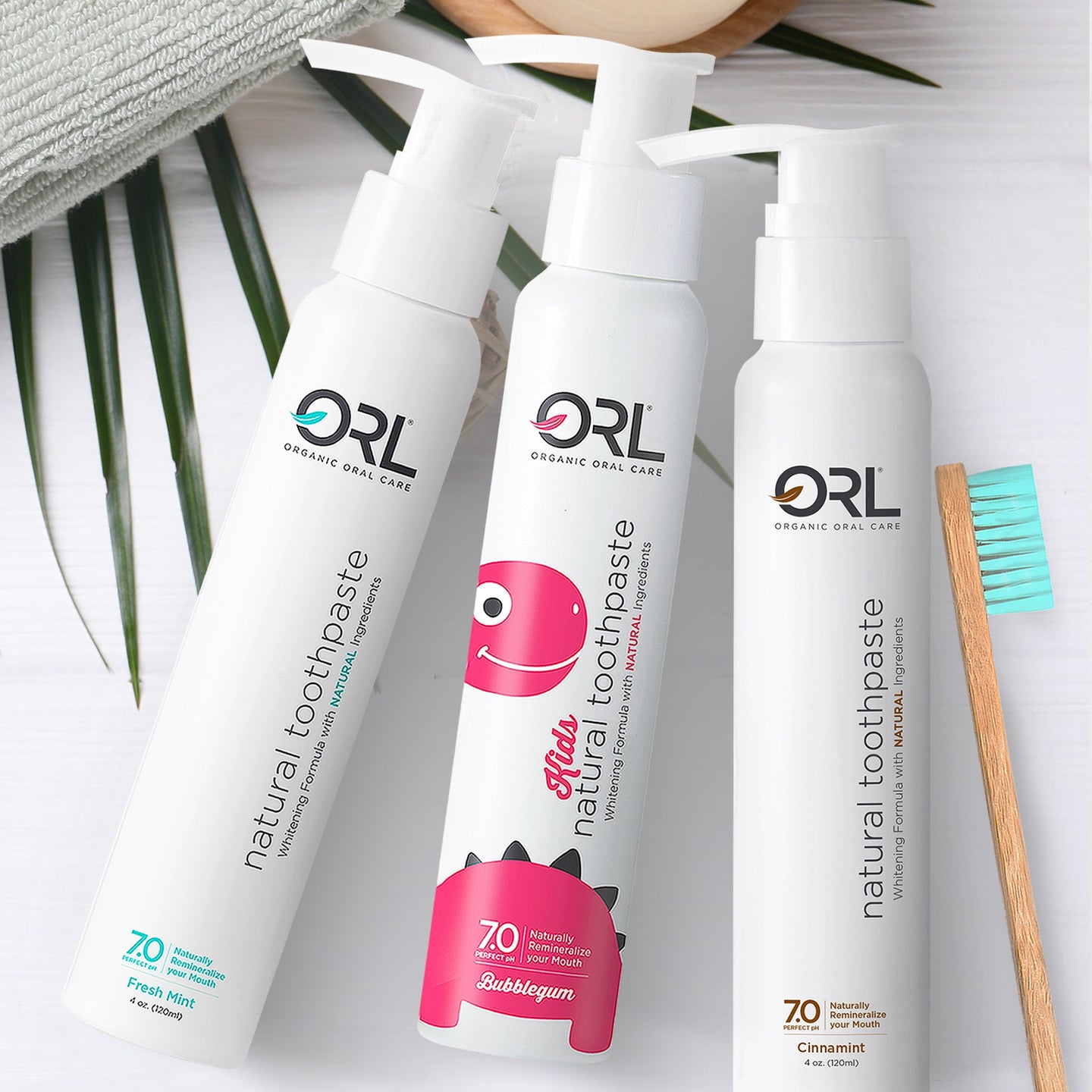 Fluoride-free Toothpaste with Natural Hydroxyapatite