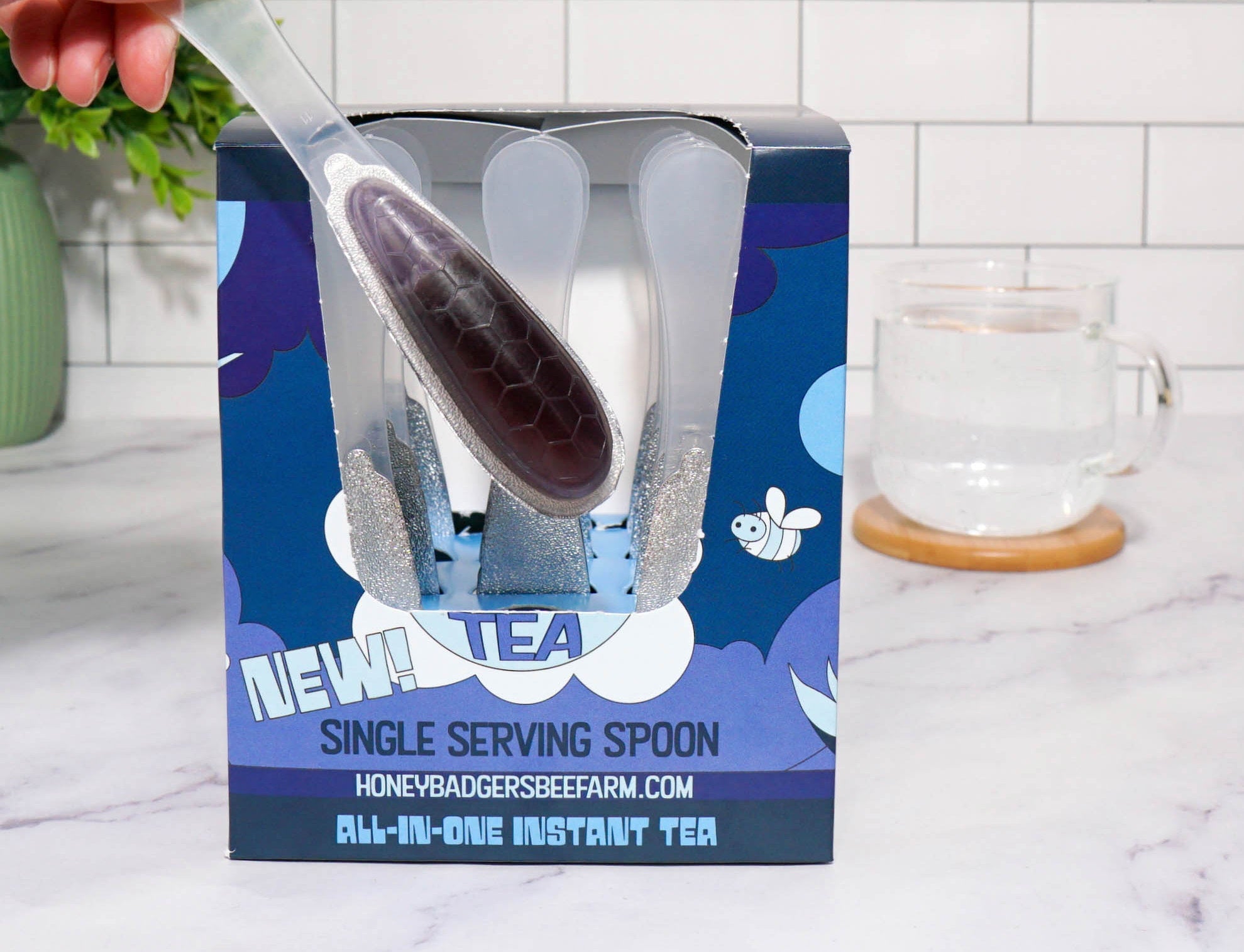Badgers Honey Spoon / Blue Razz Honey Tea