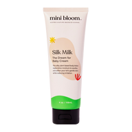Mini Bloom's Silk Milk Baby Cream promises soothing relief for delicate skin.
