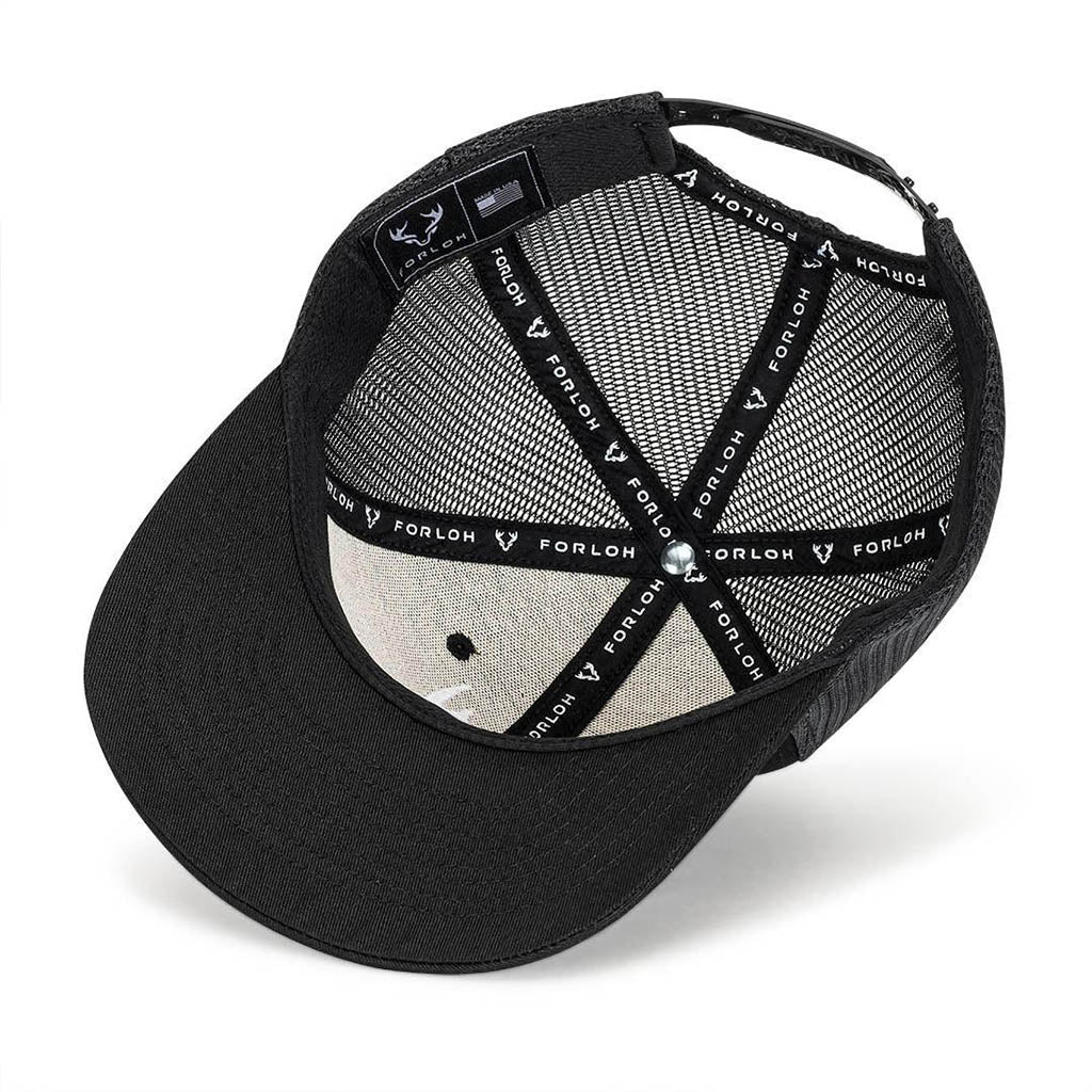 Puff Embroidered Mesh Hat