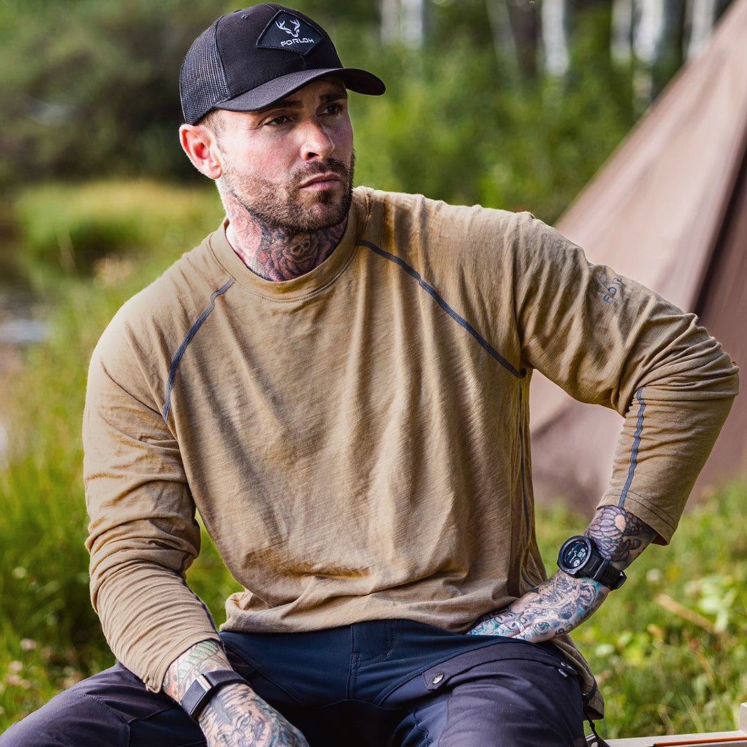 Men’s Combat Wool Base Layer Crew