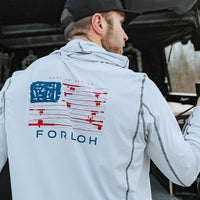 SolAir USA Fish Flag Hooded LS