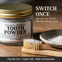 Remineralizing Tooth Powder with Hydroxyapatite + Xylitol