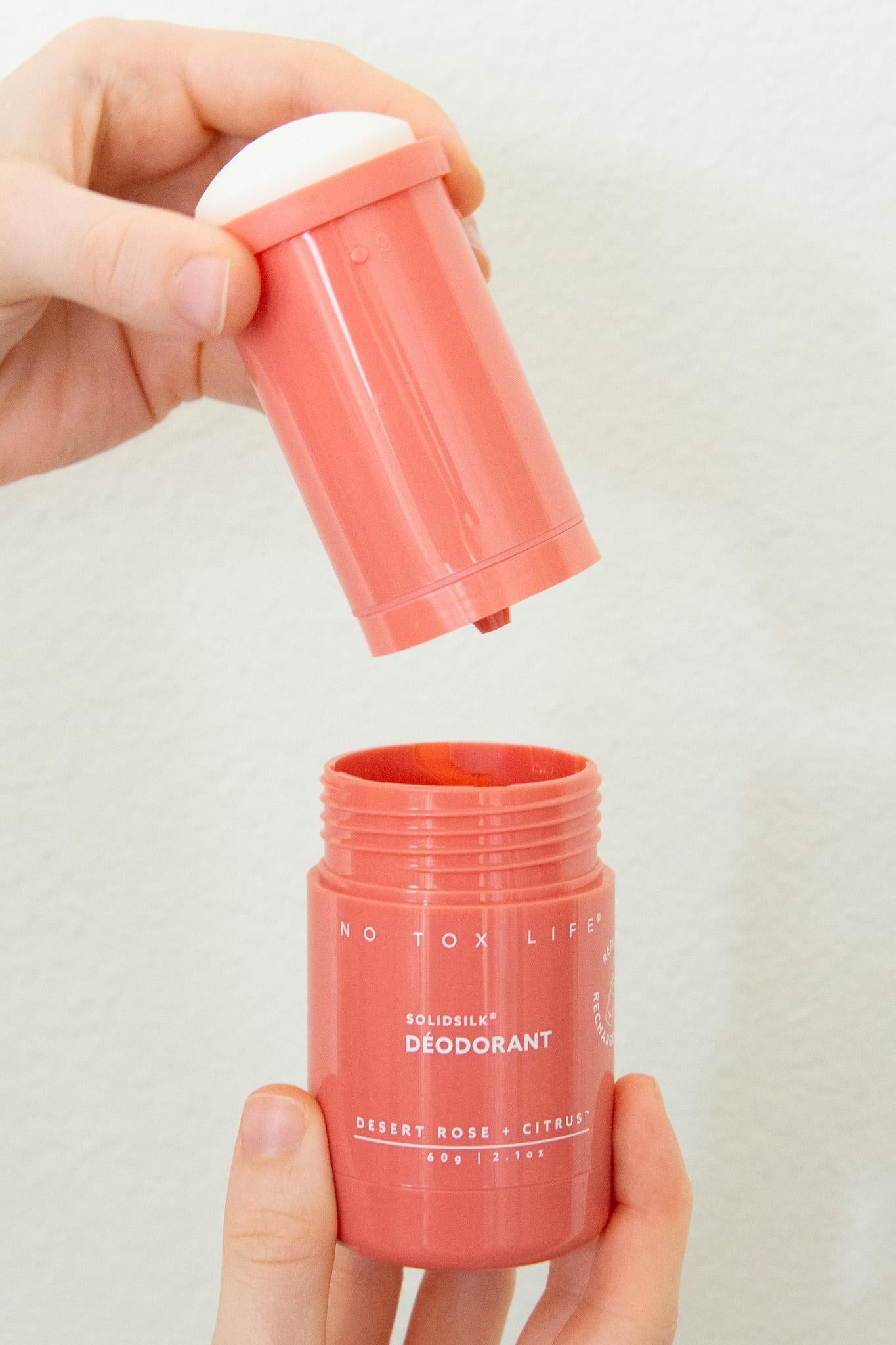 SOLIDSILK® Refillable Deodorant (Desert Rose + Citrus) - Extra Strength