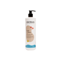 Mini Bloom's Fresh N' Clean 2-in-1 hair and body wash promises a gentle, squeaky clean.
