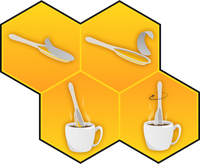 Badgers Honey Spoon / Blue Razz Honey Tea
