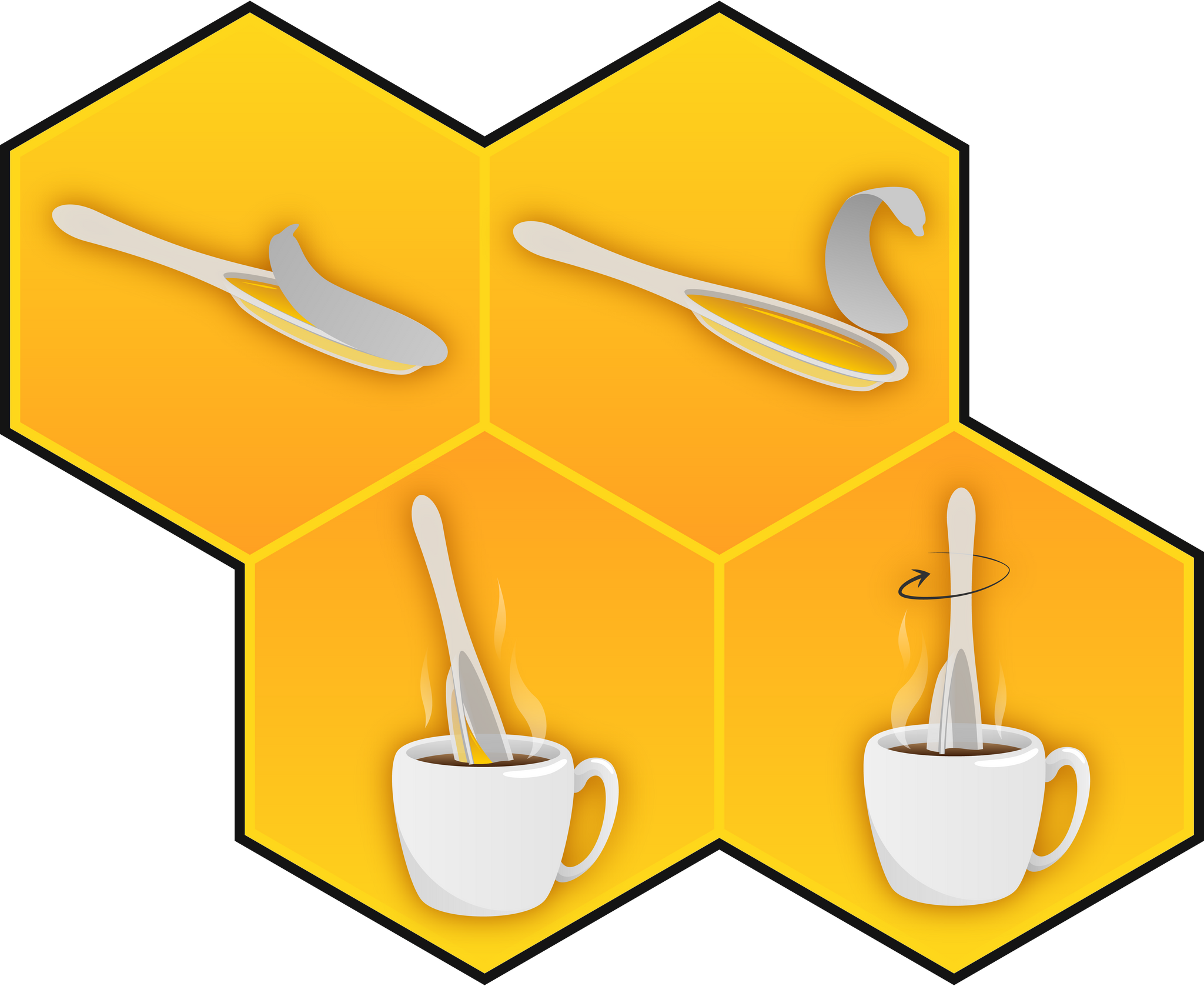 Badgers Honey Spoon / Blue Razz Honey Tea