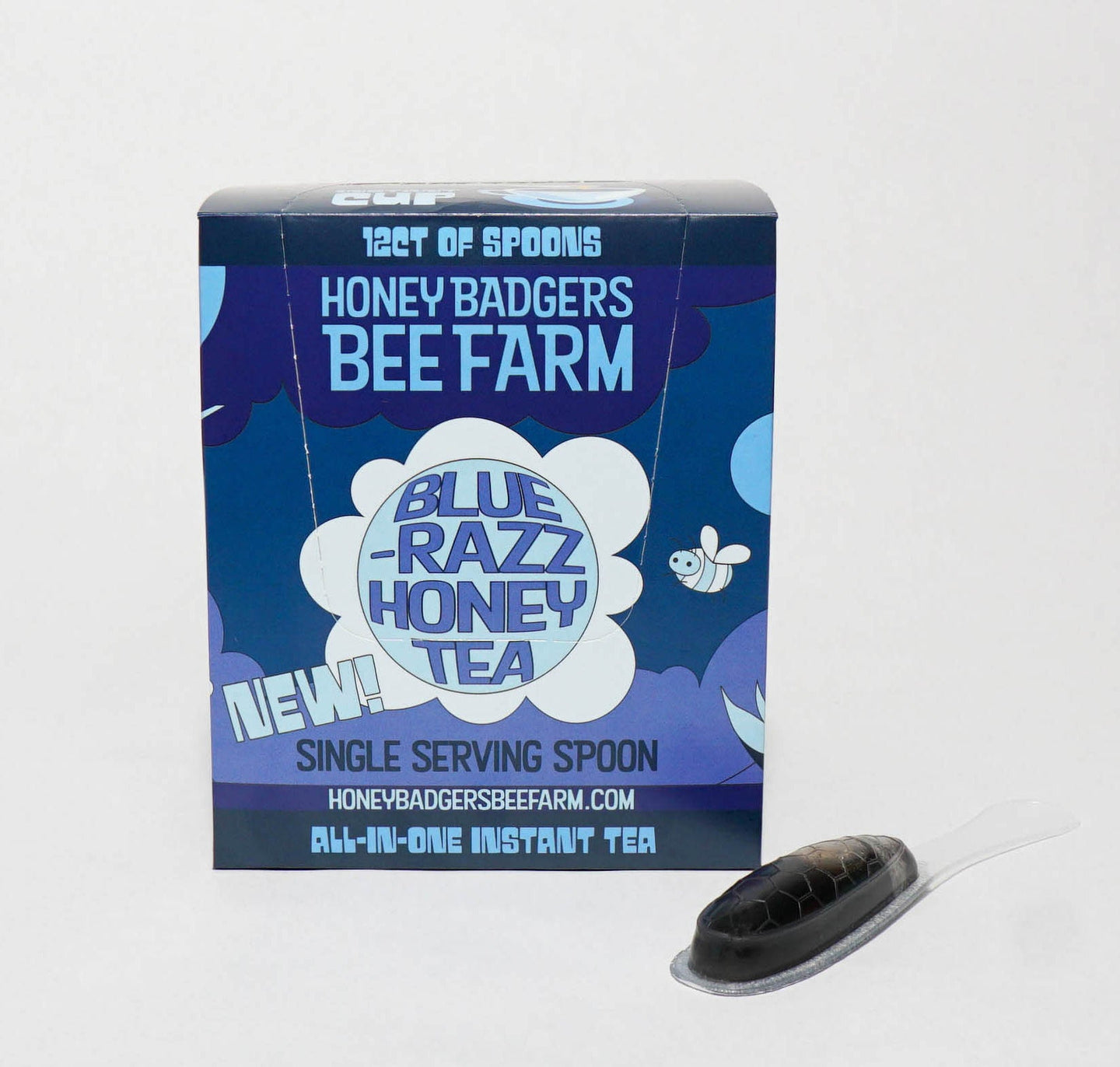Badgers Honey Spoon / Blue Razz Honey Tea