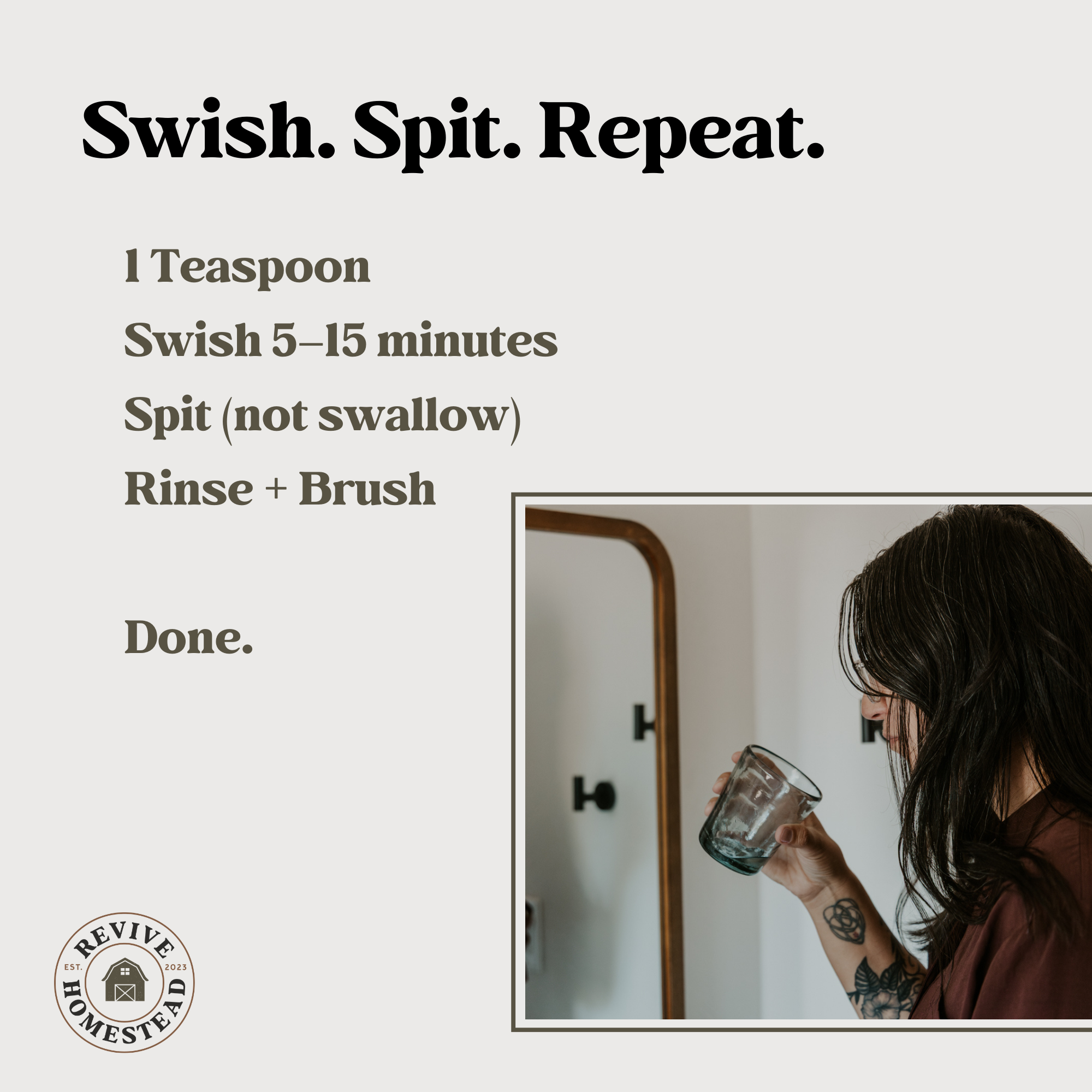 Oil Pulling Solution