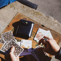 Leather Playing Card Case