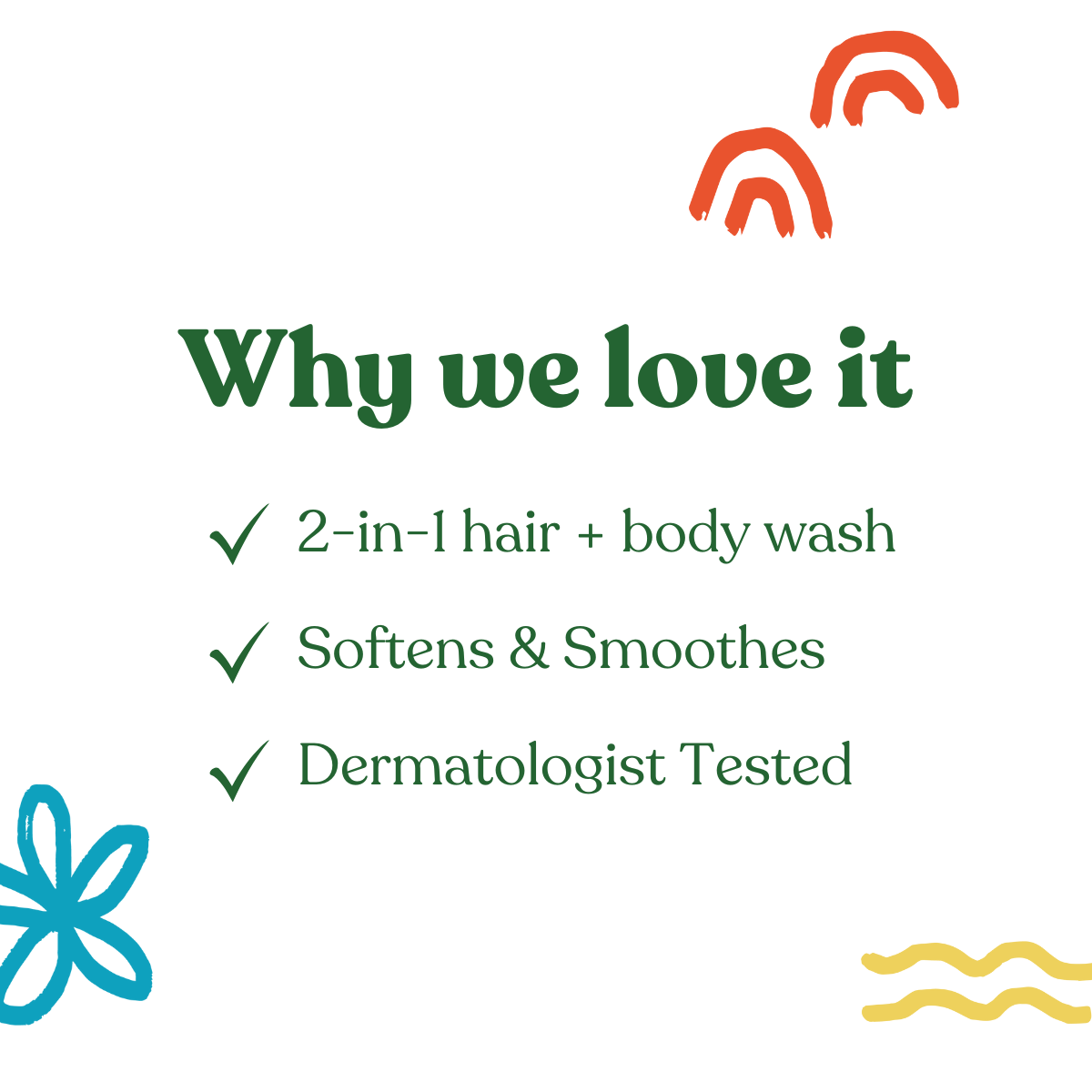 Discover why people love this dermatologist-tested 2-in-1 hair and body wash that softens and smoothes.
