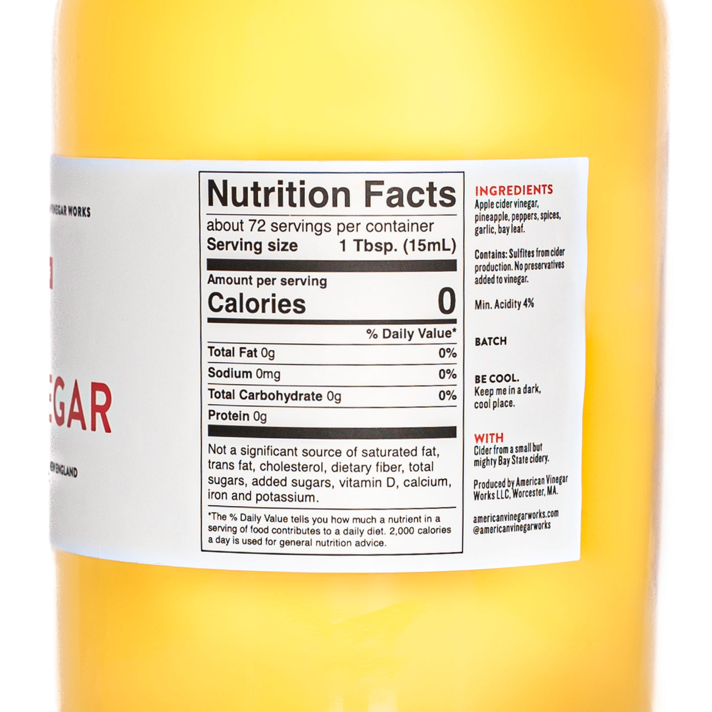 Apple Cider Hot Vinegar