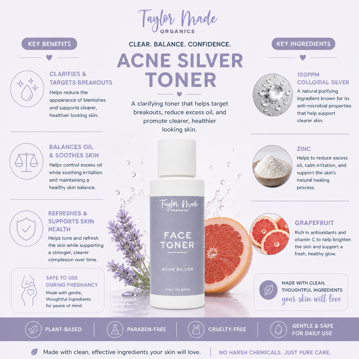 Acne Silver Organic Toner