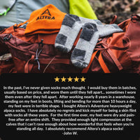 Adventure Heavy Weight 9" Crew Alpaca Sock