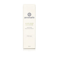 Annmarie's Aloe Herb Cleanser, a herb-infused facial cream cleanser for all skin types, sits in its 50 ml container.
