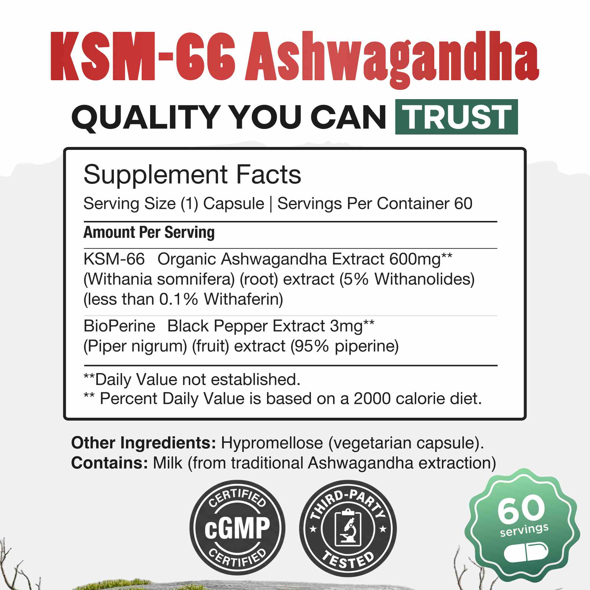Daily Nutra KSM-66 Ashwagandha – Stress Relief & Relaxation