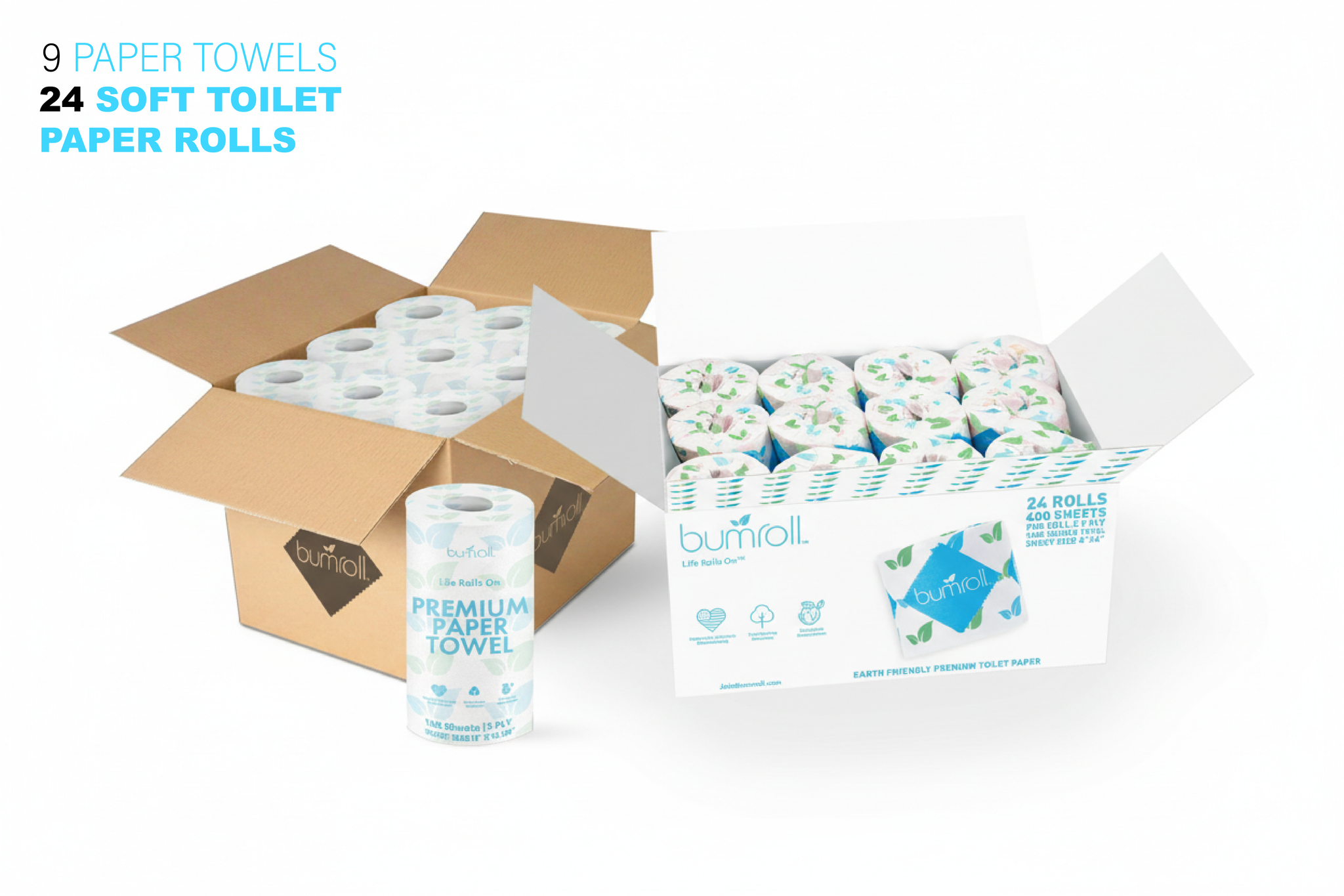 Premium Toilet Paper & Paper Towels