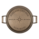 13.5-Inch Cast Iron Braiser