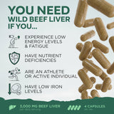 Grass-Fed Beef Liver Capsules – Vitality & Immune Boost