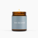 Best Dad Ever Jar Candle