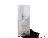 Wildflower Coffee Company presents its Black Velvet espresso blend, featuring dark roasted, organic beans.
