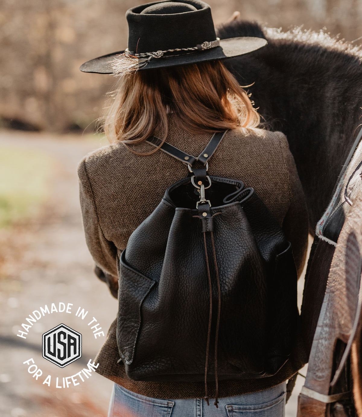 Traveler Drawstring Backpack
