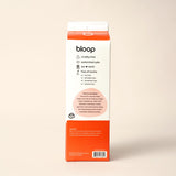 Bloop's eco-friendly laundry detergent carton showcases its cruelty-free, toxin-free, and earth-conscious formula.
