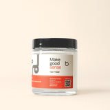 Bloop offers "Make good sense" laundry detergent in a 1 oz jar with vanilla orchid notes.
