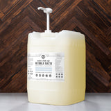 Rustic Strength promotes their unscented, hypoallergenic bubble bath for mamas and babies in a large refill container with a pump.
