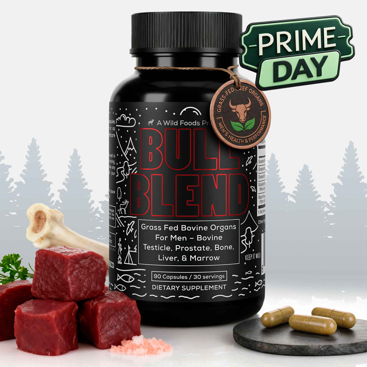 Bull Blend – Natural Male Hormone & Energy Support
