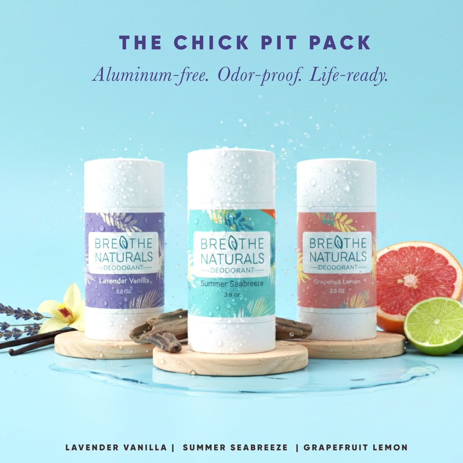 The Chick Pit Deodorant Pack