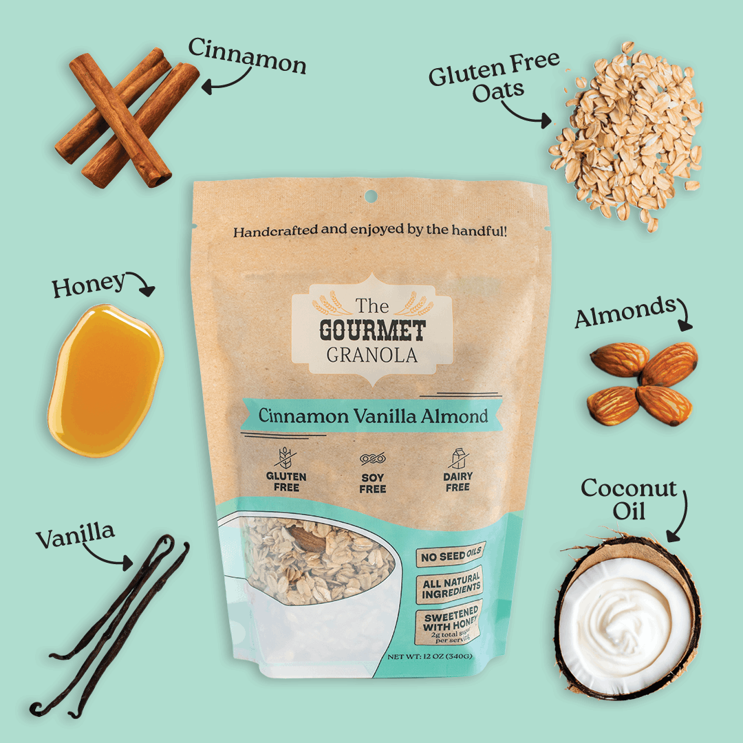 Cinnamon Vanilla Almond Granola