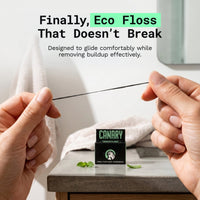 Charcoal Mint Dental Floss - Plastic-Free and Vegan