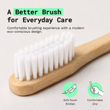 Fully Compostable Bamboo Toothbrush