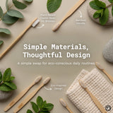 Fully Compostable Bamboo Toothbrush