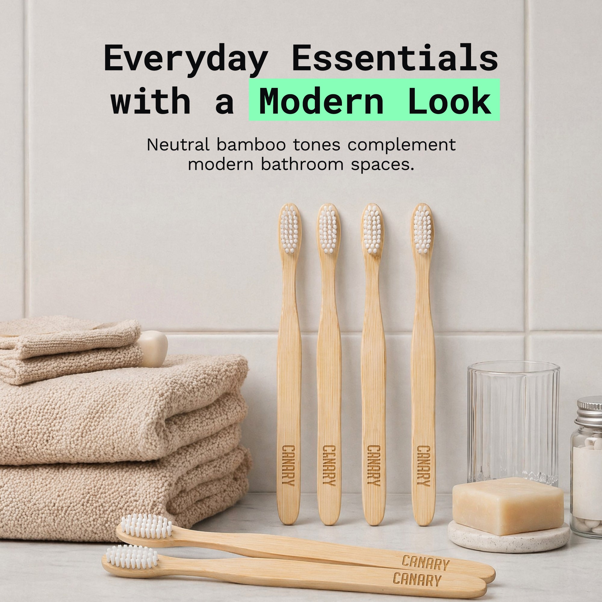 Fully Compostable Bamboo Toothbrush