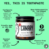 Coconut Mint Toothpaste Tablets