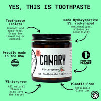 Wintergreen Toothpaste Tablets