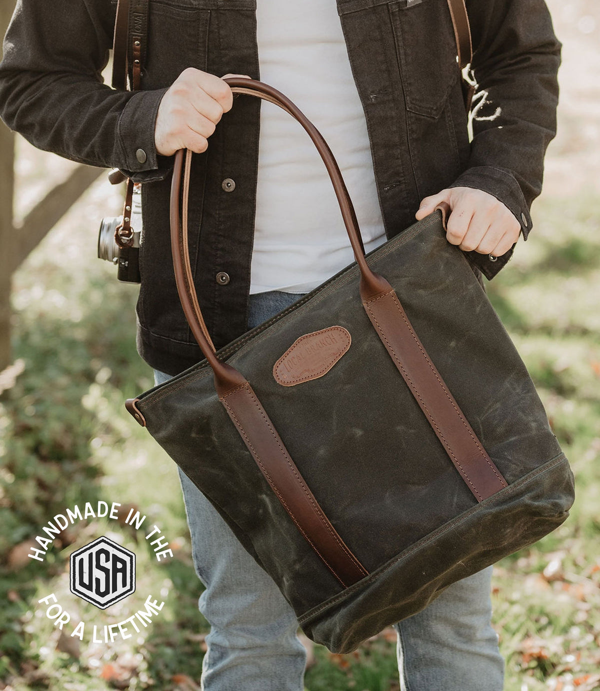 Voyager Waxed Canvas Tote