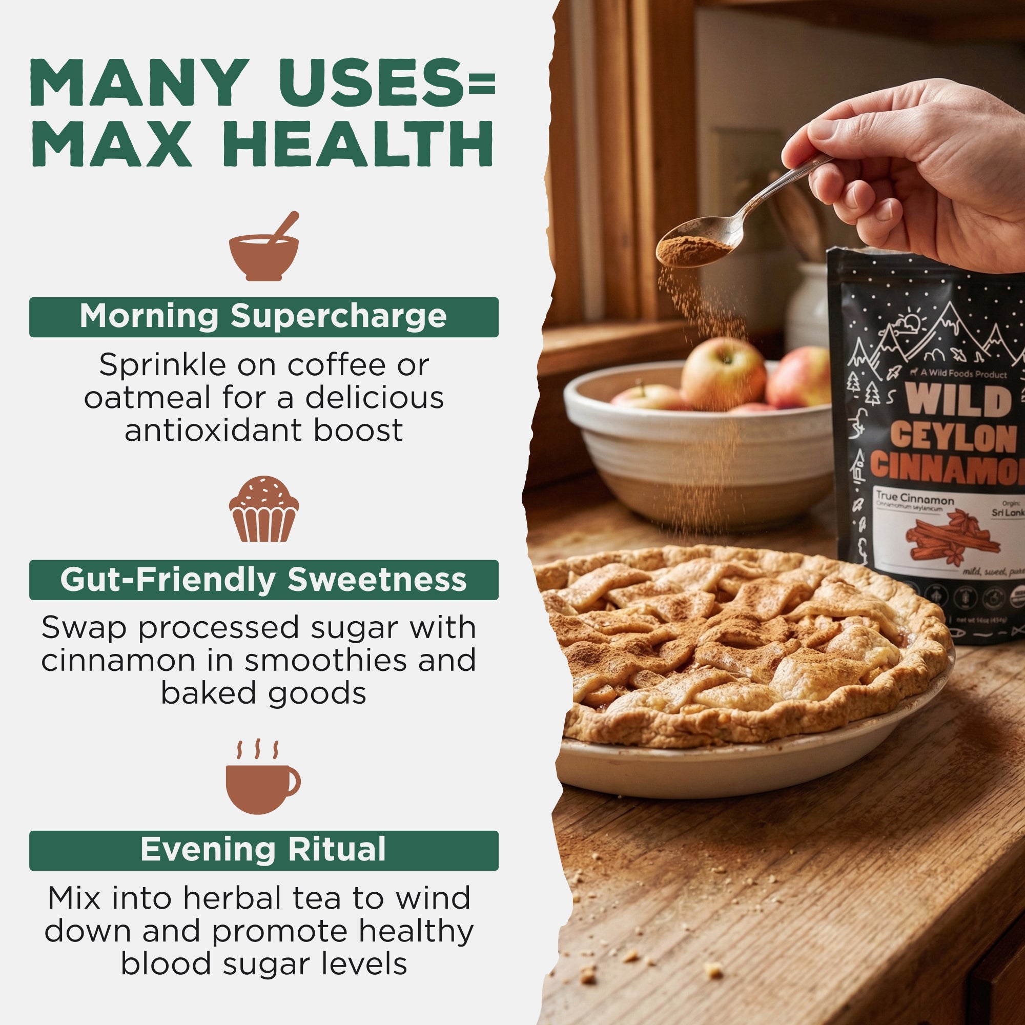 Organic Ceylon Cinnamon Powder