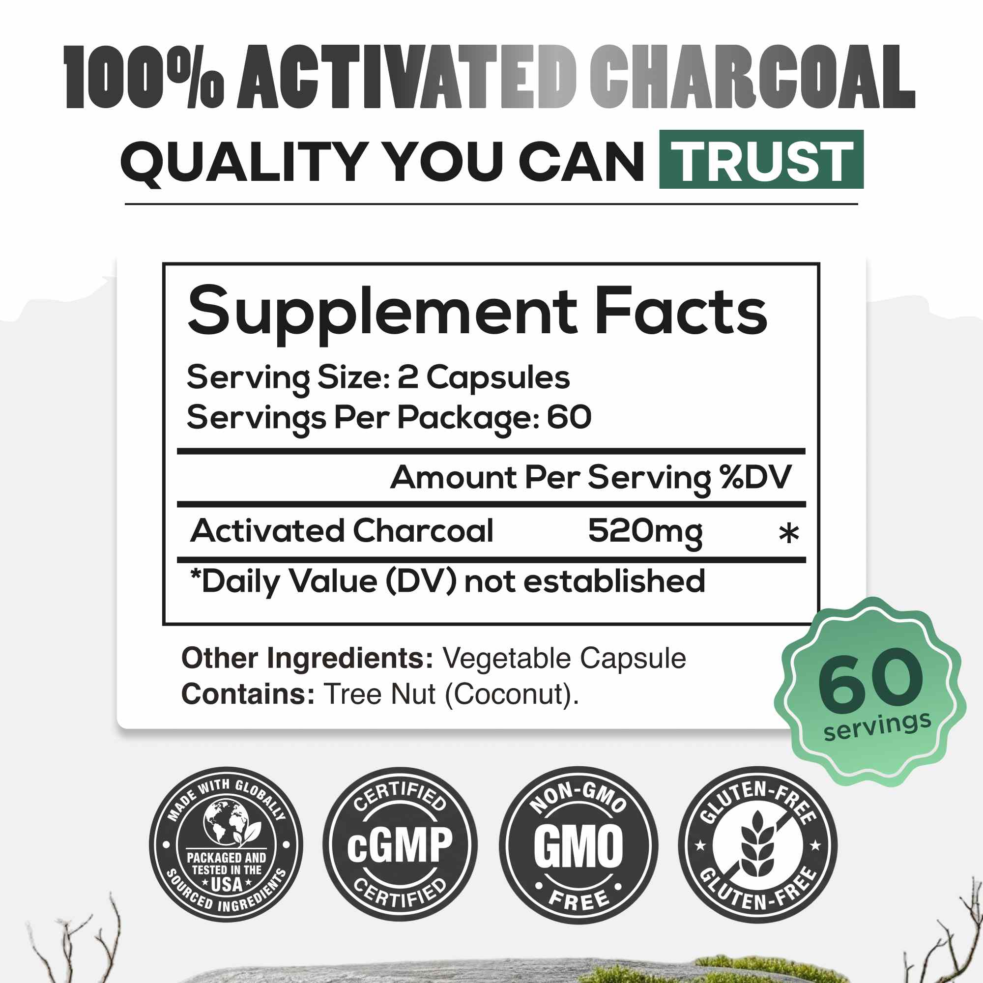 Activated Charcoal Capsules