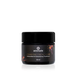 Annmarie's Charcoal Cacao Mask, an antioxidant and detoxifying treatment, presents in a 50ml jar against a stark white background.
