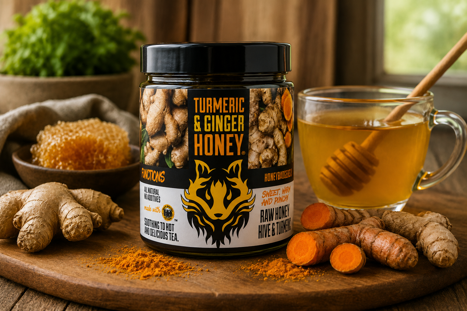 Turmeric & Ginger Honey