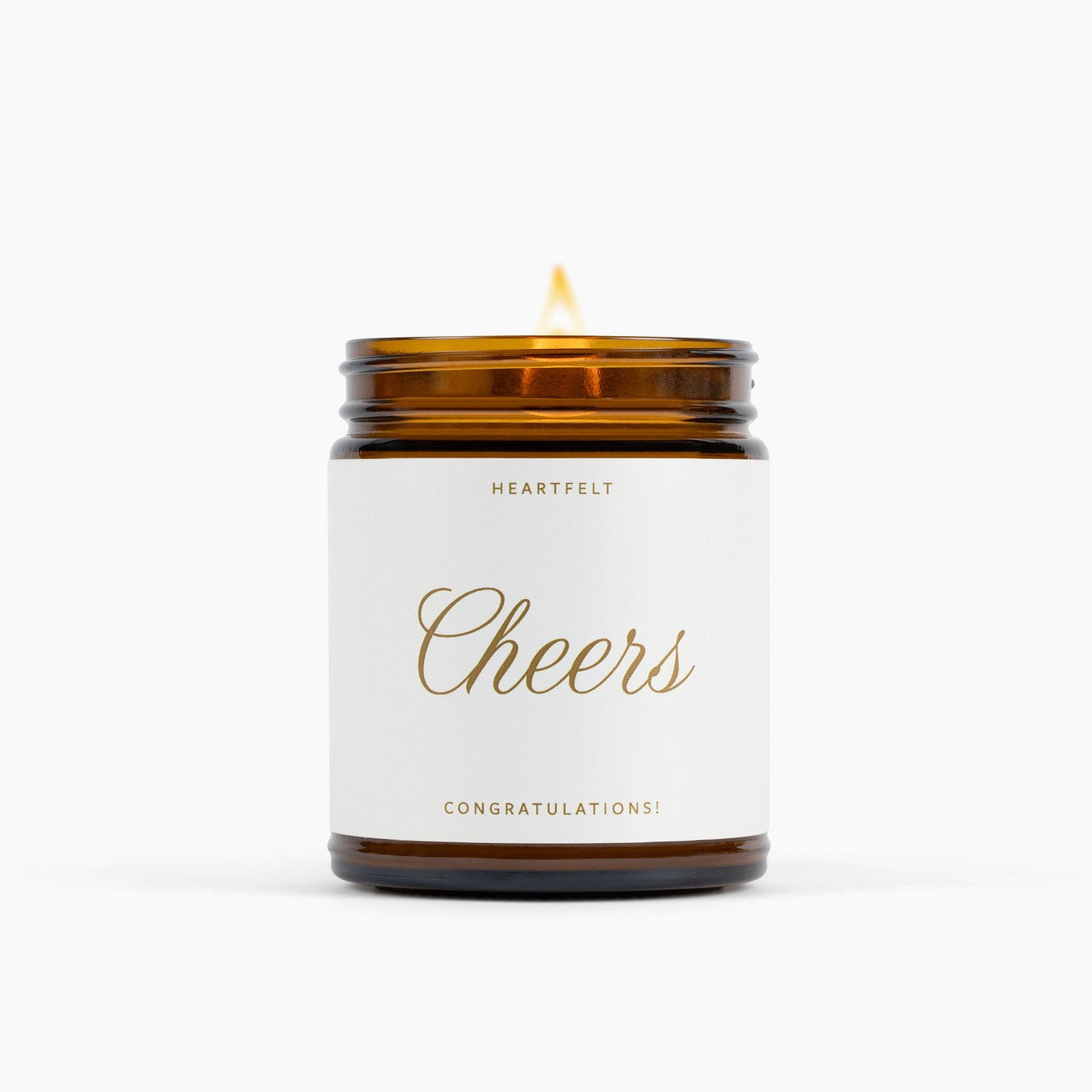 Cheers! Congratulations Jar Candle