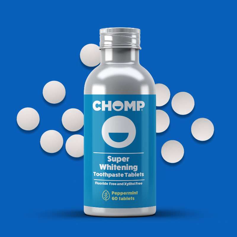 Super Whitening Peppermint Toothpaste Tablets