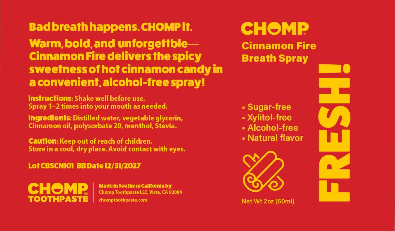 FRESH! Cinnamon Fire Breath Spray