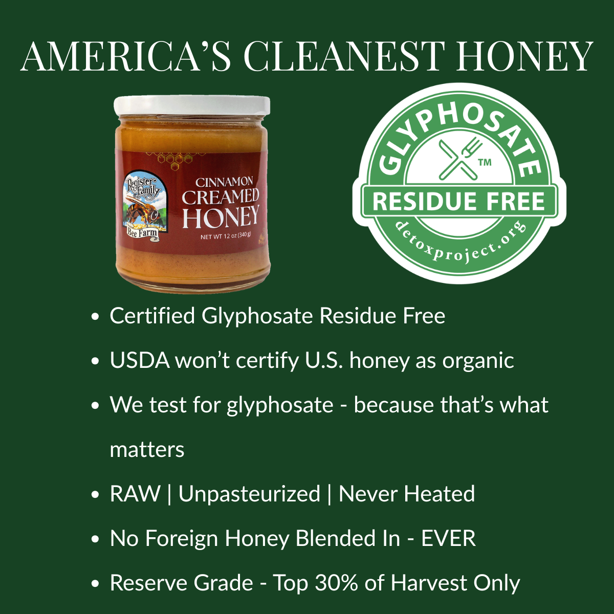 Cinnamon Creamed Honey